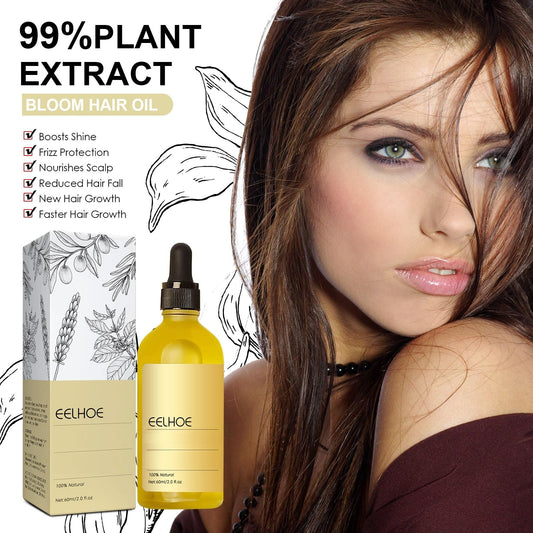 JISKG EELHOE oil drops on scalp promoting hair vitality