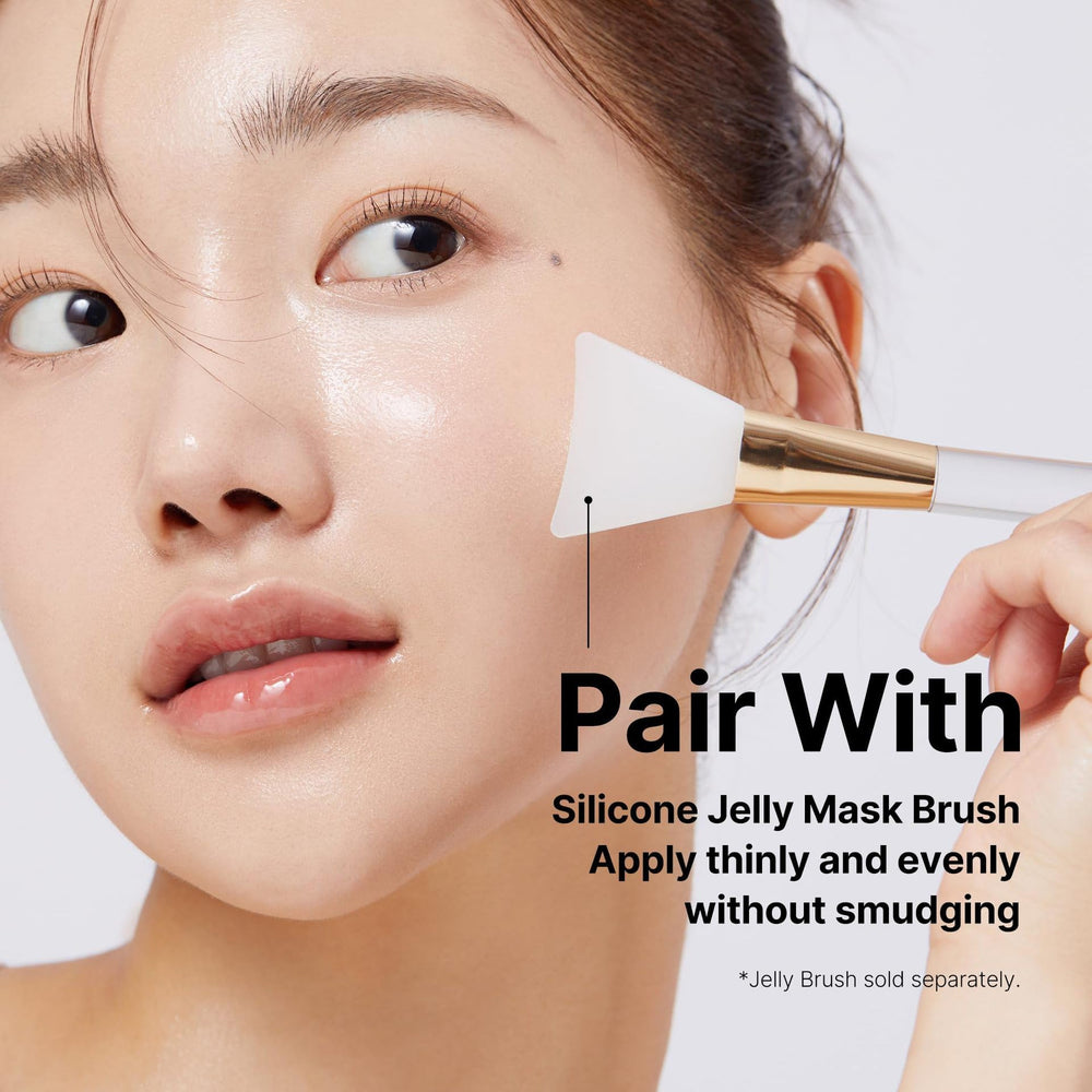 JISKG silicone jelly brush enabling even mask application
