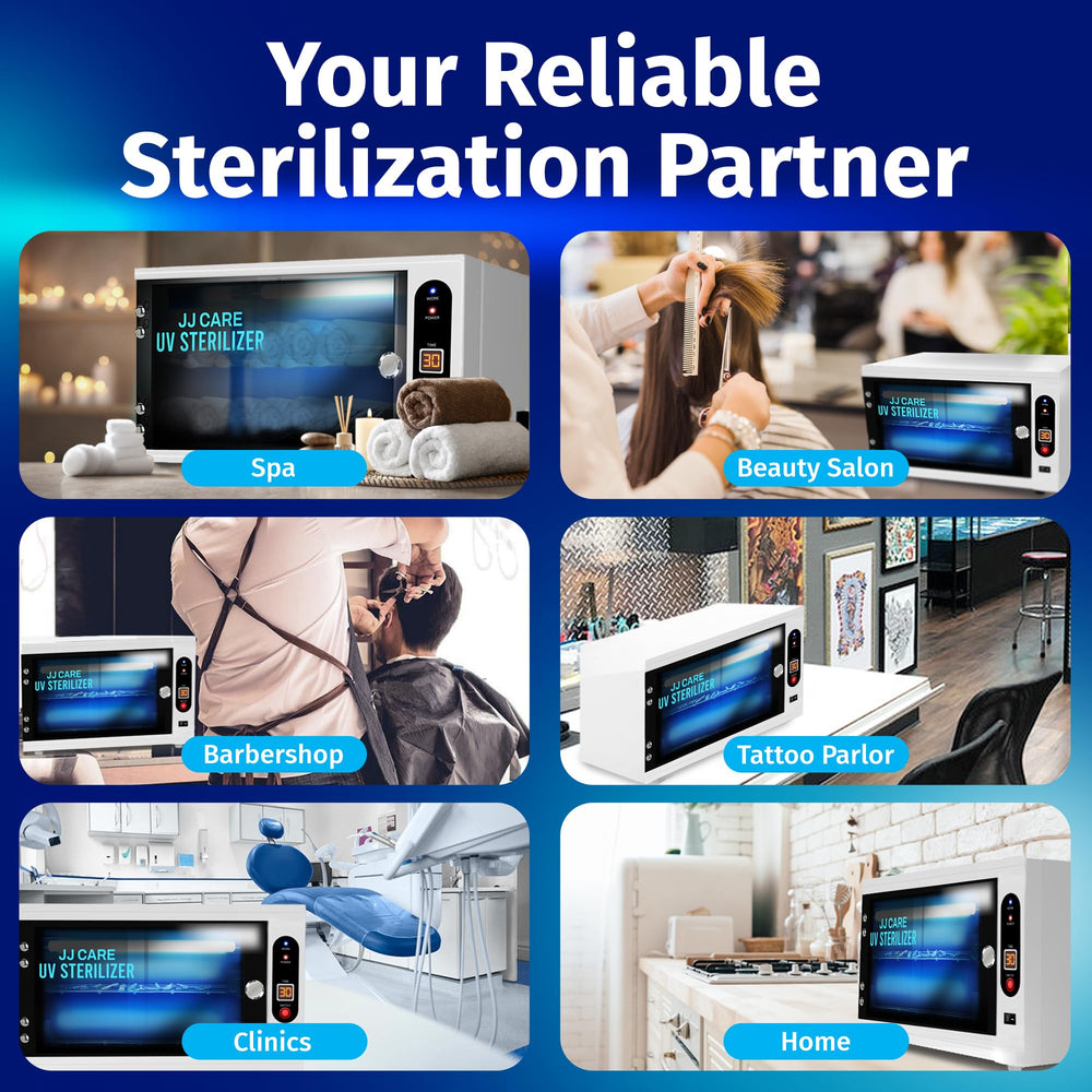 JJ CARE UV sterilizer multi-use cabinet for tools and devices
