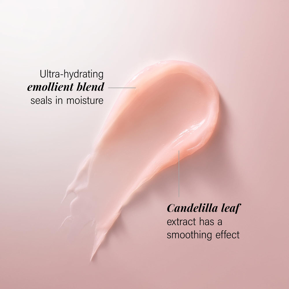 JLO BEAUTY Beso Balm Day gloss finish adds shine and moisture on the go.