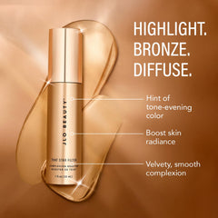 JLO BEAUTY Complexion Booster priming application closeup for makeup base