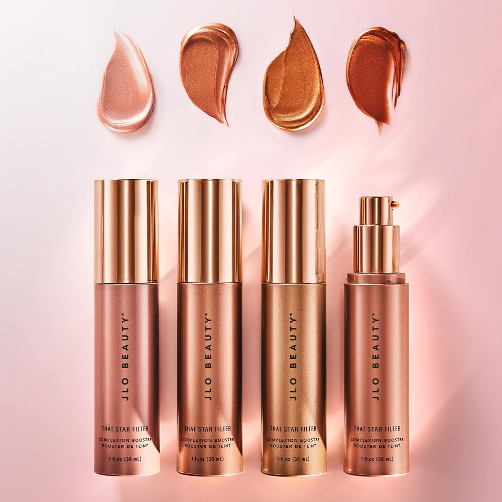 JLO BEAUTY Complexion Booster travel size packaging in a bag