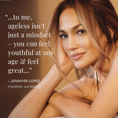 JLO Beauty Gel Cream Face Wash makeup-removal demonstrates makeup removal without sulfates