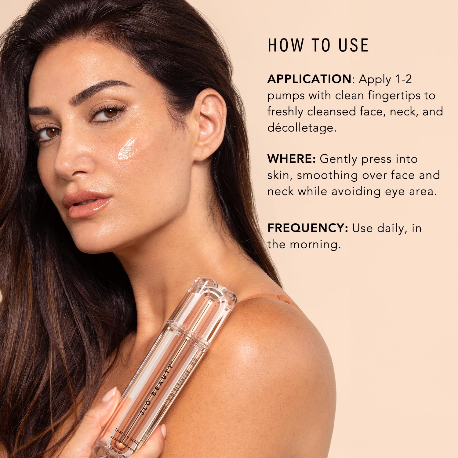 JLO BEAUTY Olive Complex ingredient shot highlights antioxidant support and improved skin resilience