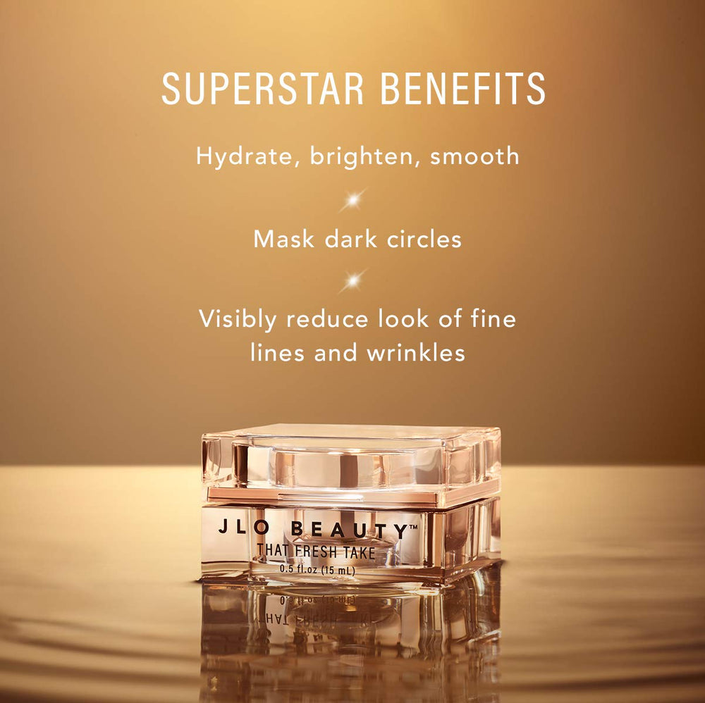 JLO BEAUTY packaging box front conveys premium eye care packaging appeal.