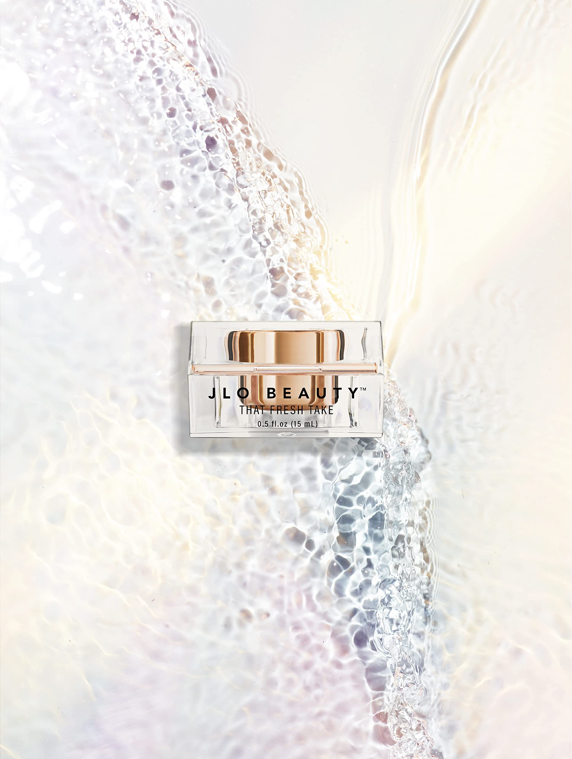 JLO BEAUTY skin radiance close-up suggesting a brighter under-eye area.