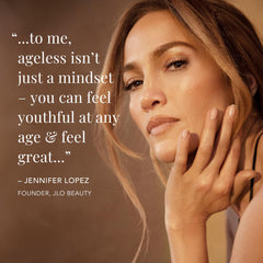 JLO BEAUTY That Blockbuster yeast ferment closeup hints at smoothing texture.