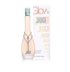 Glow by JLo on-skin application preview suggests a soft scent experience.