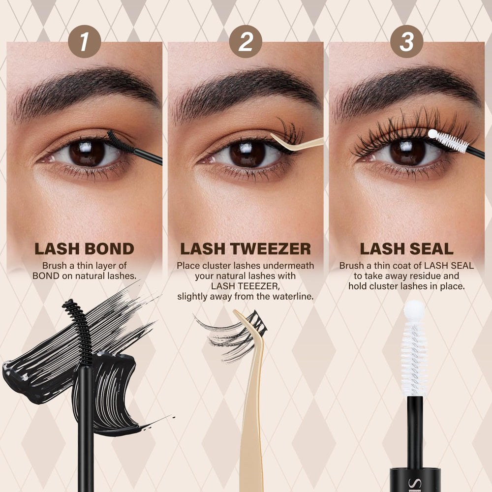 JMS&JMS Beginner lash kit packaging for compact at-home setup.