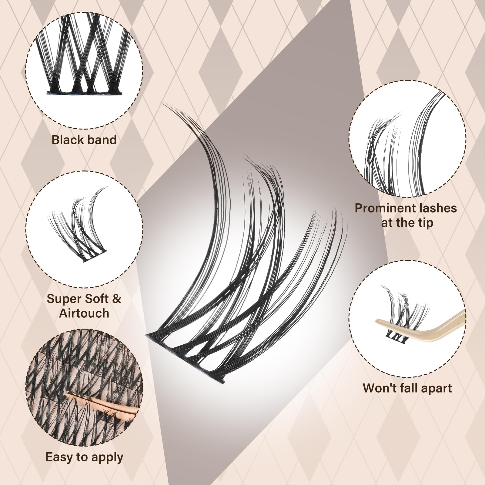 JMS&JMS Lash Bond bottle for secure lash adhesion.