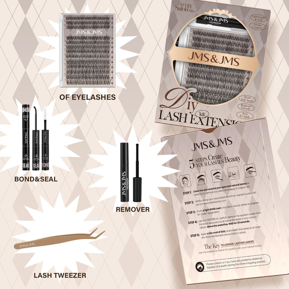 JMS&JMS Precision lash tweezer for easy placement.
