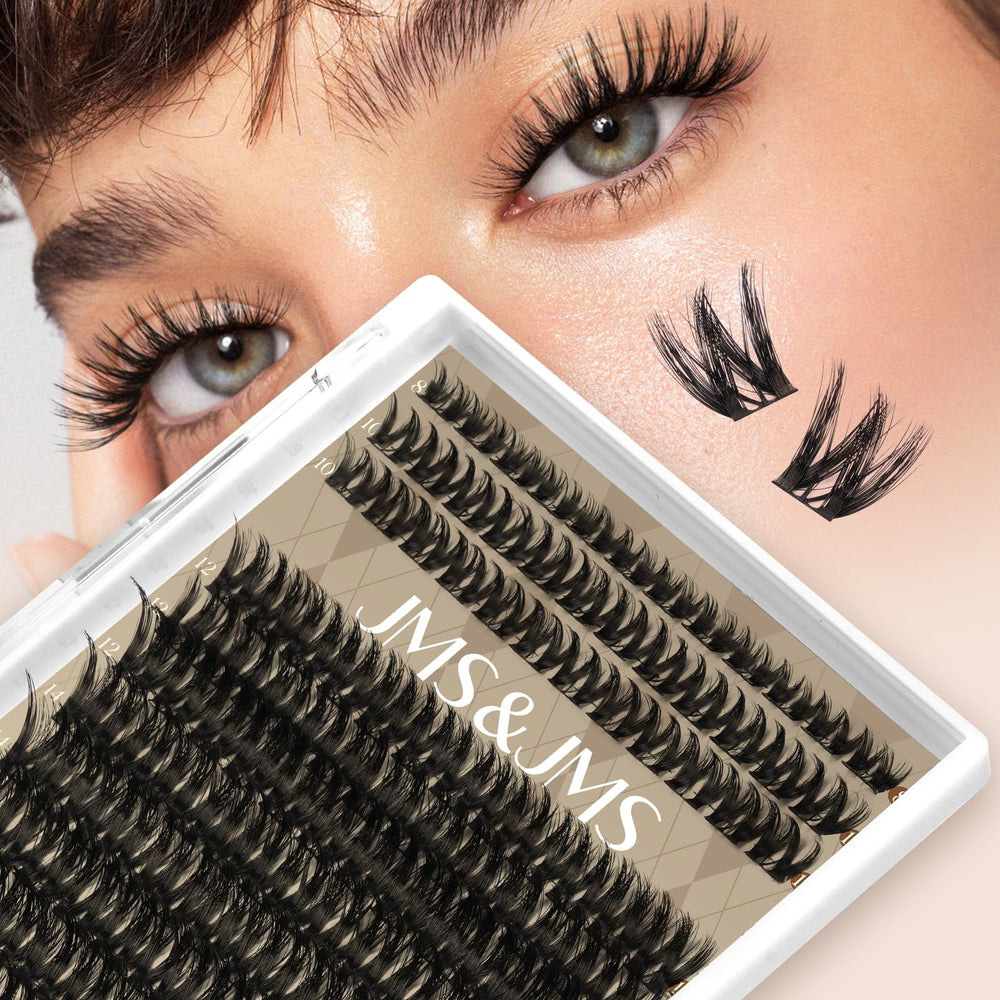 JMS&JMS lightweight comfort lashes reduce heaviness for long wear
