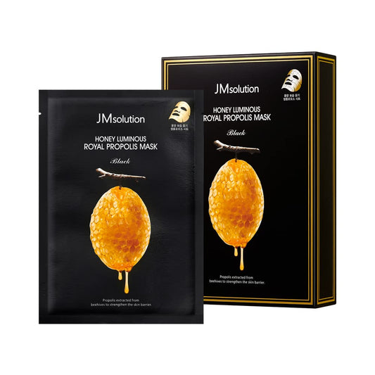 JMsolution Honey Royal Propolis Ampoule bottle showcasing deep hydration potential.