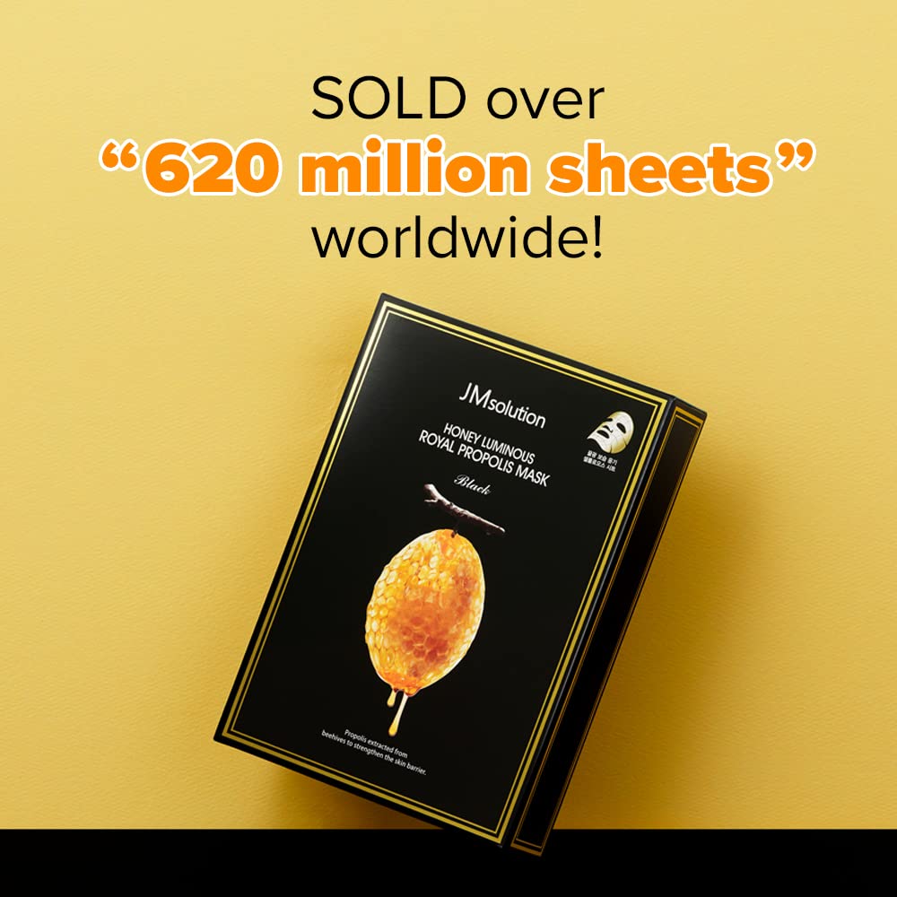 JMsolution Natural cellulose mask sheet resting on skin for light, comfortable fit.