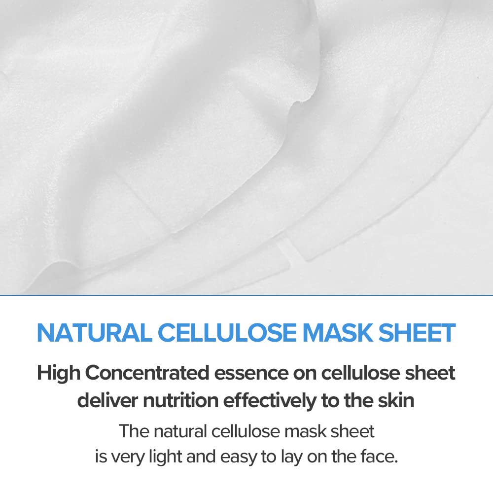 JMsolution mask sheet close-up highlighting high-adhesion material