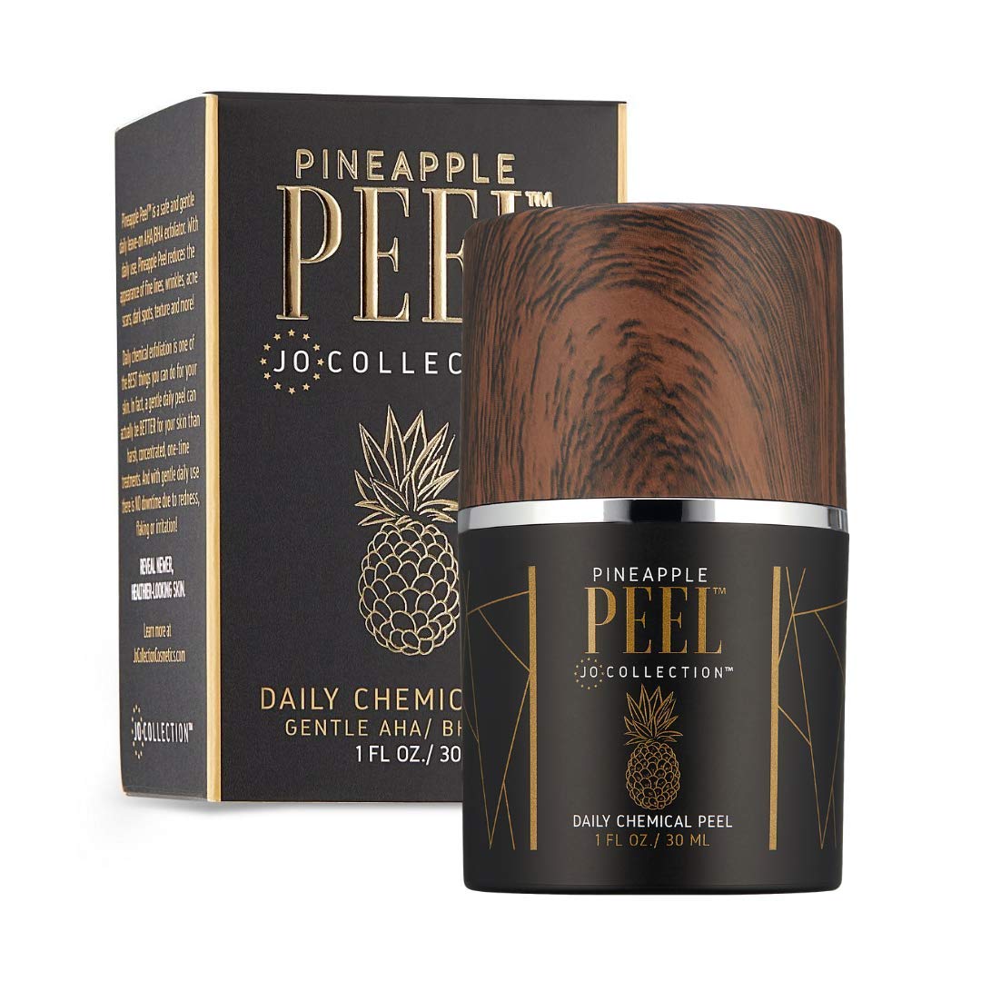 JO COLLECTION Pineapple Peel bottle for gentle nightly exfoliation and skin renewal.