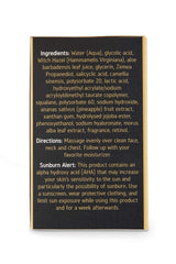 JO COLLECTION Pineapple Peel hydration boost due to hyaluronic acid and squalane.