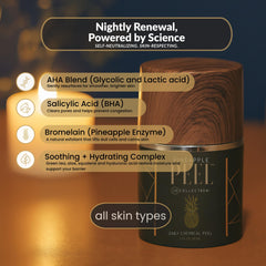 JO COLLECTION Pineapple Peel on-face application demonstrates leave-on step.