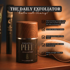 JO COLLECTION Pineapple Peel close-up texture shows gentle exfoliation.