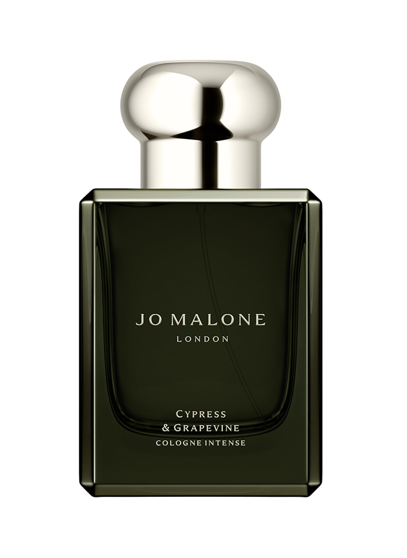 Jo Malone Cypress & Grapevine bottle with fresh woody notes for everyday wear.