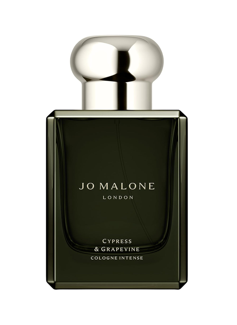 Jo Malone Cypress & Grapevine bottle with fresh woody notes for everyday wear.