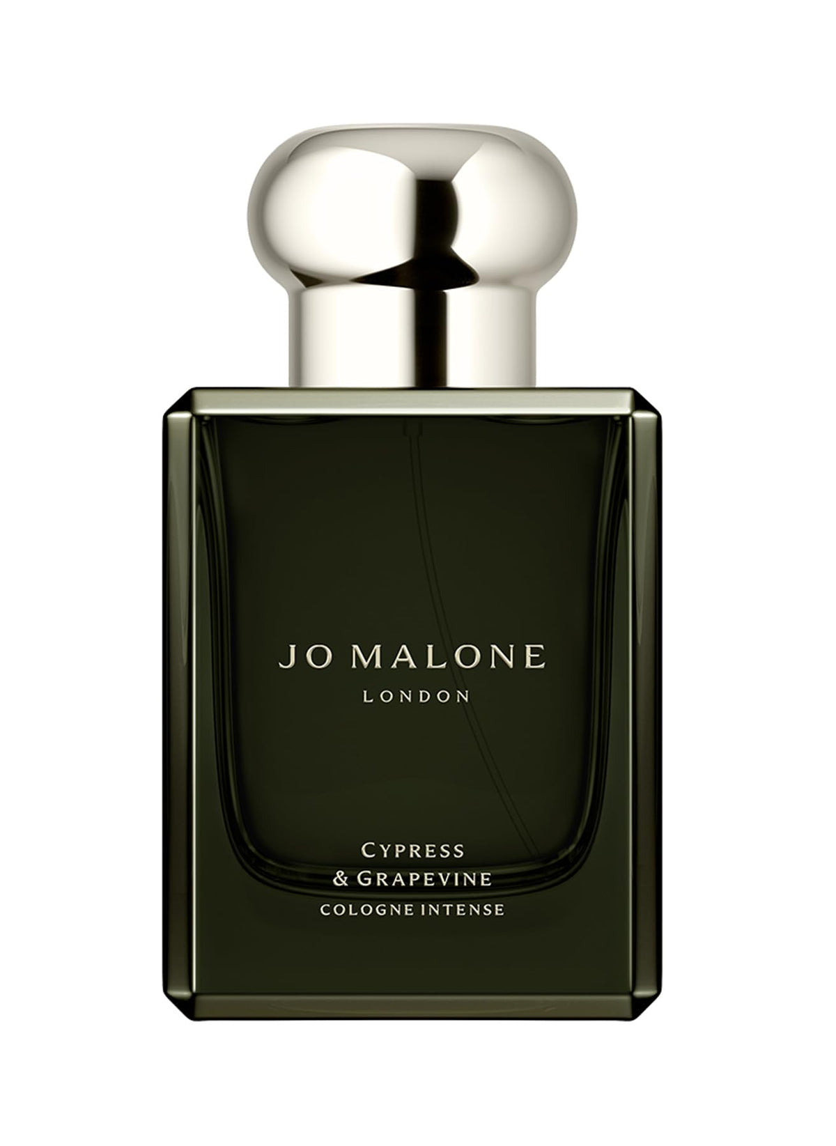 Jo Malone Cypress & Grapevine bottle with fresh woody notes for everyday wear.