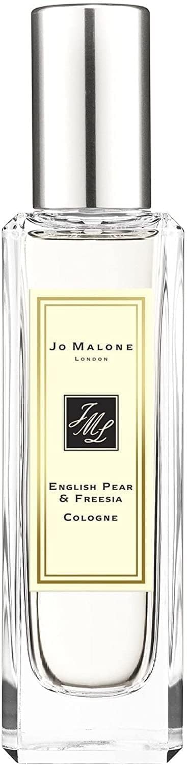 Jo Malone English Pear & Freesia spray in action, fresh citrus and floral blend