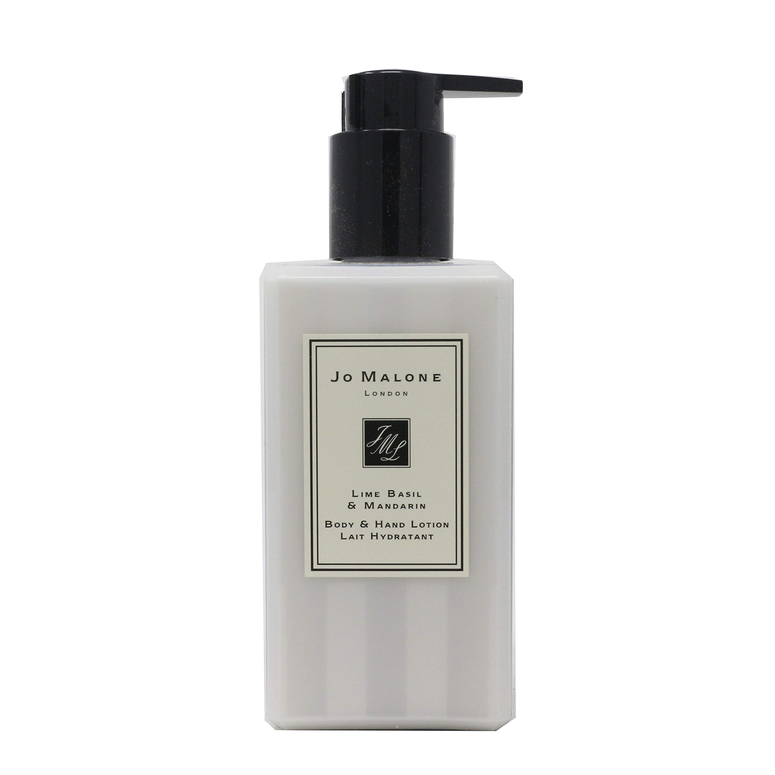 Jo Malone Lime Basil & Mandarin lotion packaging with sleek container for daily hydration