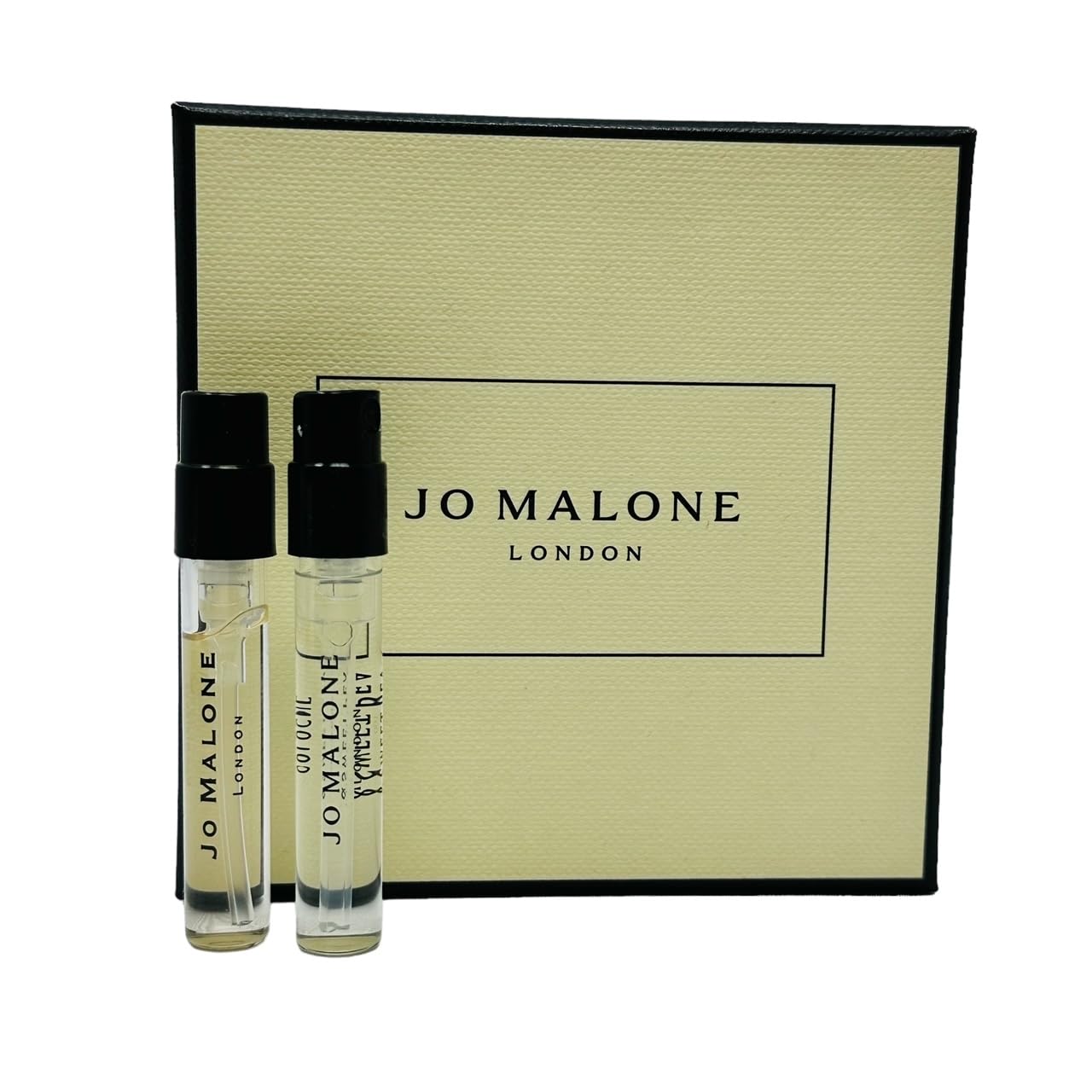 Jo Malone Oud & Bergamot sample vial for on the go fragrance exploration.