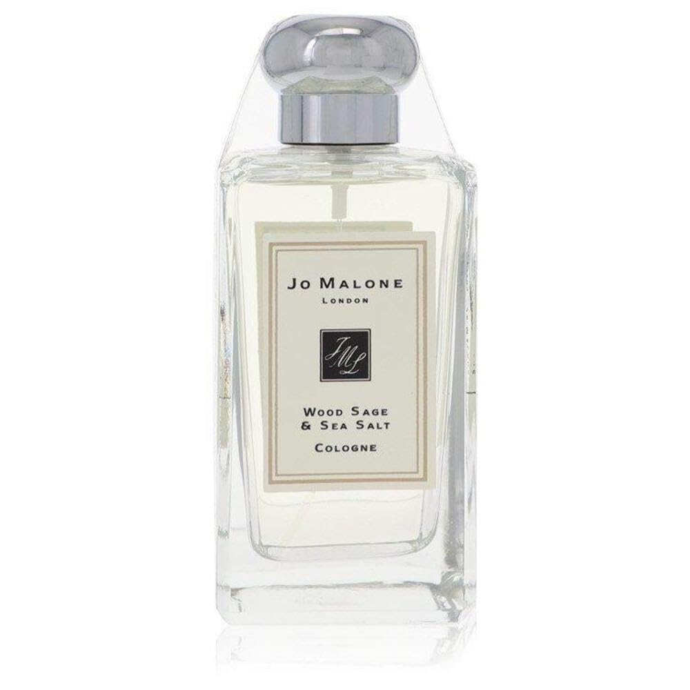 Jo Malone Wood Sage & Sea Salt bottle offers a coastal-inspired fragrance for daily elegance