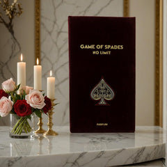 Jo Milano Game of Spades No Limit packaging box communicates premium presentation.
