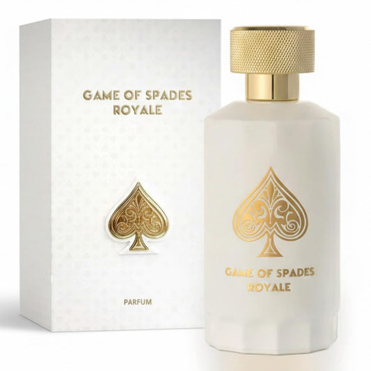 Jo Milano Game of Spades Royale top notes of hazelnut and cacao create an inviting opening.