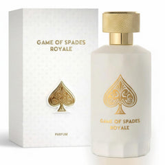 Jo Milano Game of Spades Royale top notes of hazelnut and cacao create an inviting opening.