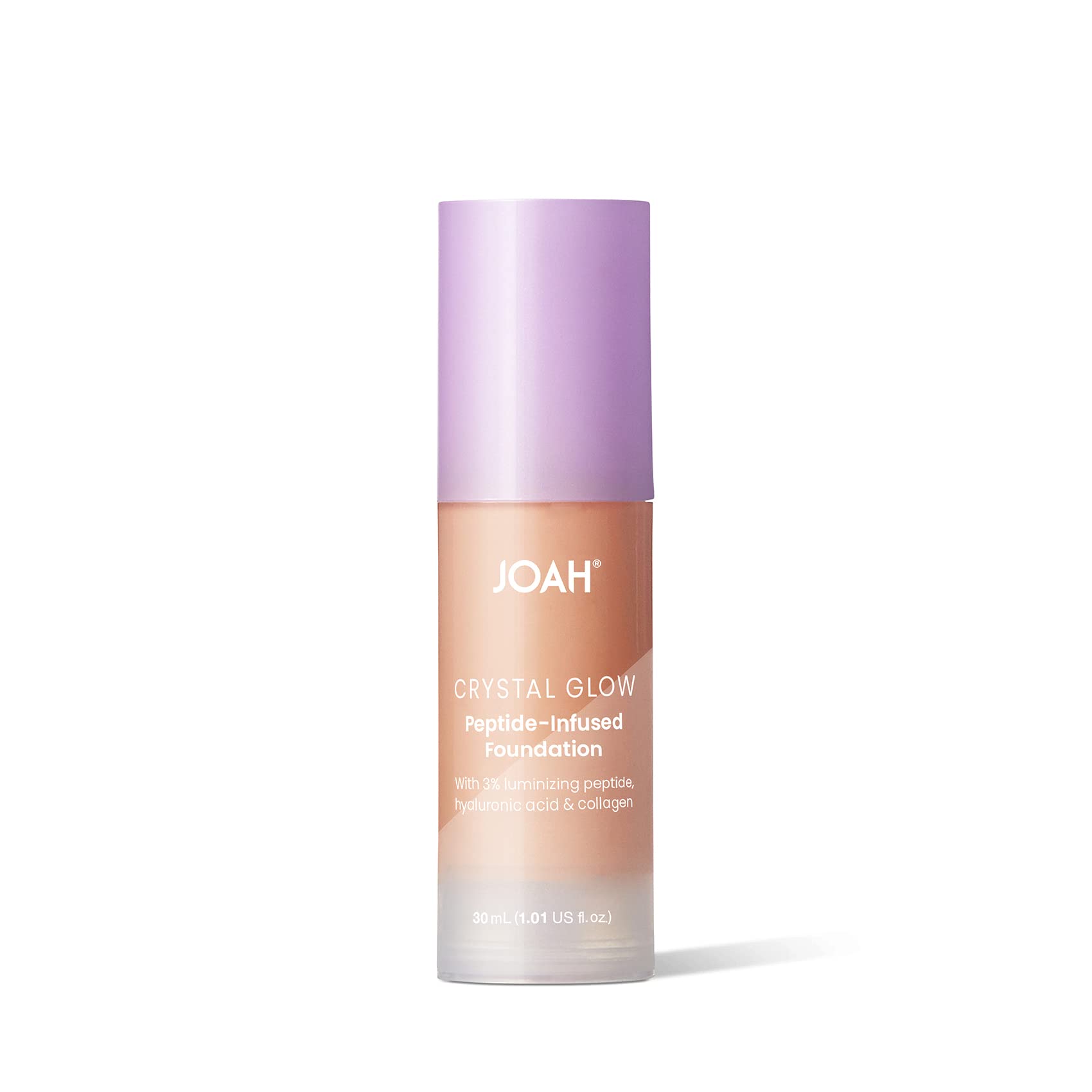 JOAH Crystal Glow blur primer action demonstrates pore minimization for smooth skin
