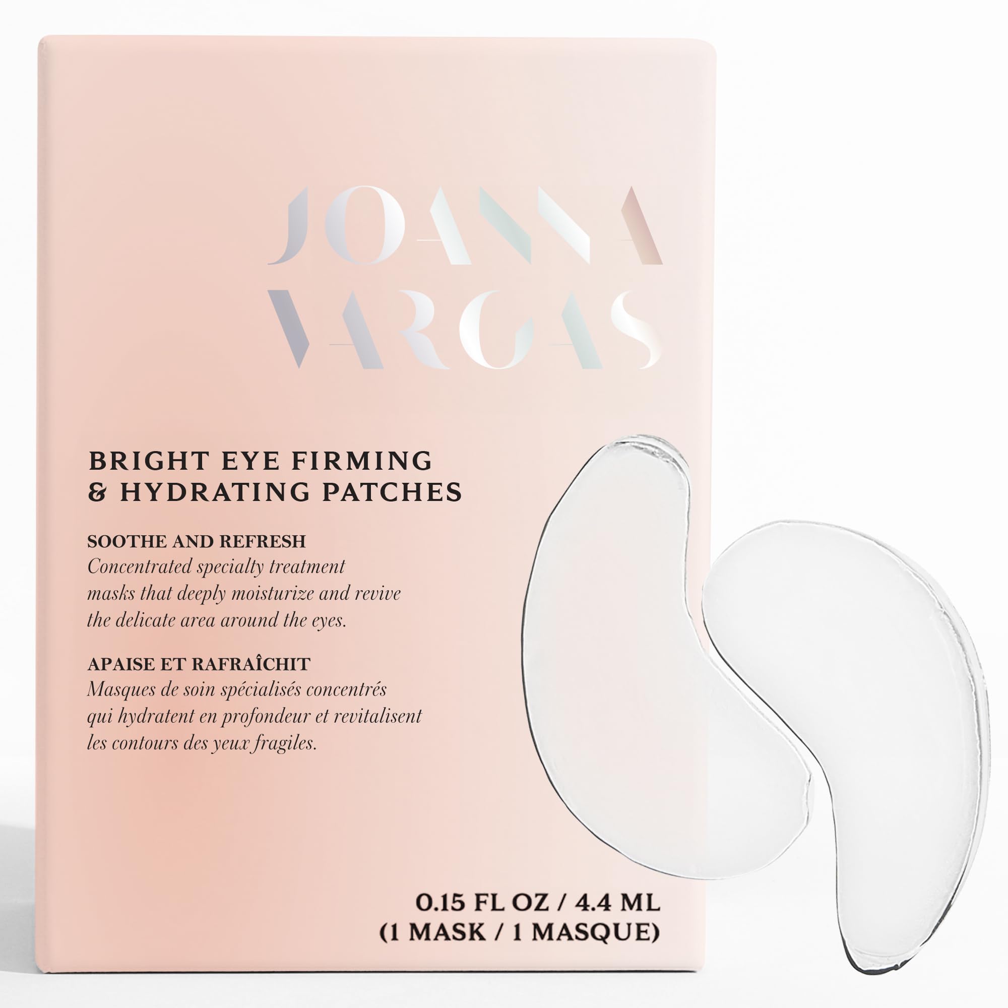 Joanna Vargas Eye Gel Mask patches providing targeted hydration for under-eye areas