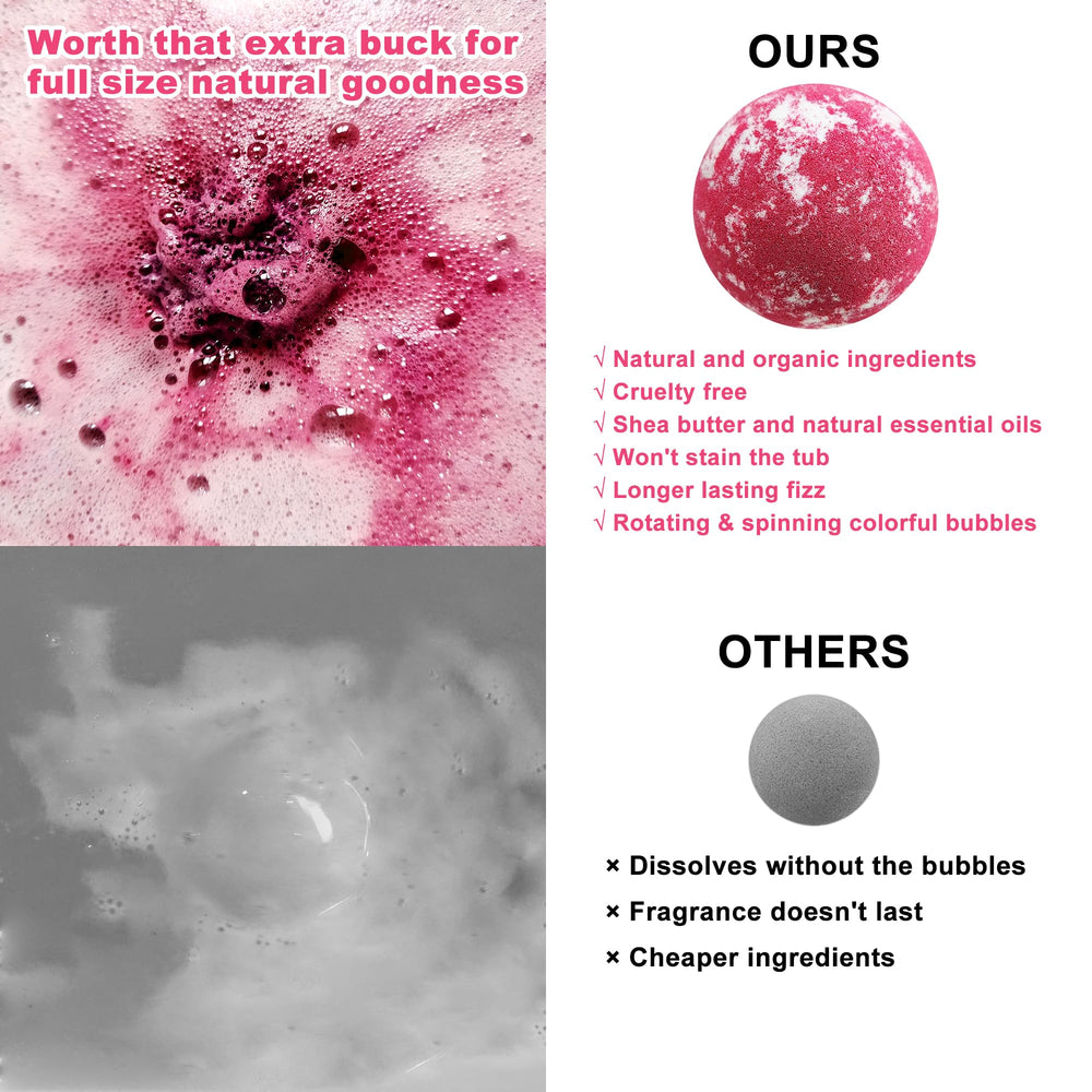 Joanne Arden Organics bombs with Dead Sea Salt and clay for mineral goodness