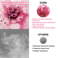 Joanne Arden Organics bombs with Dead Sea Salt and clay for mineral goodness