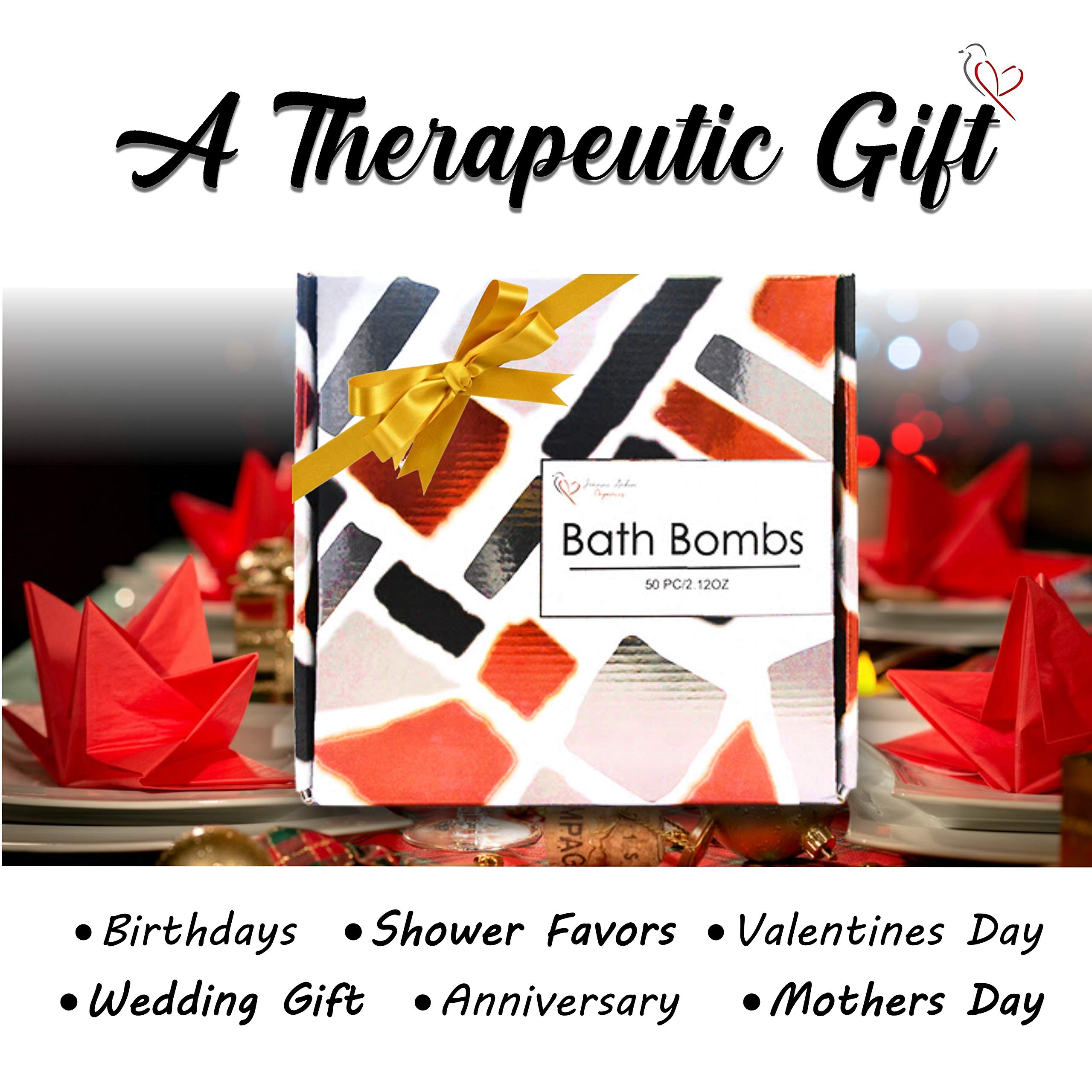 Joanne Arden Organics bombs enriched with shea and cocoa butter for skin nourishment