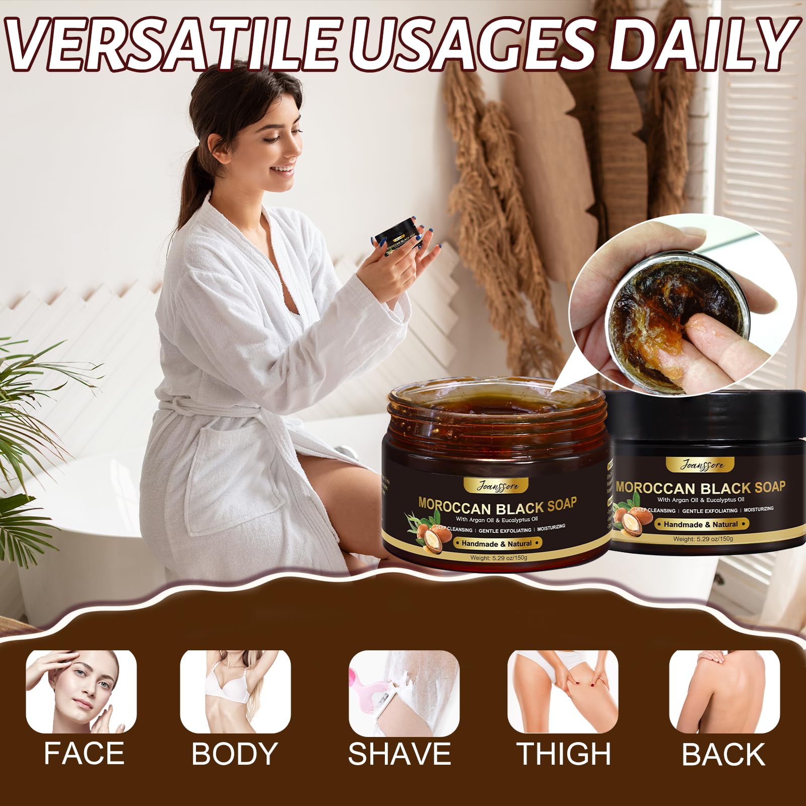 Joanssore olive and argan oil blend showcased for nourishment