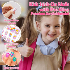 JOAOYO pre-glued nails enabling easy, mess-free application for kids