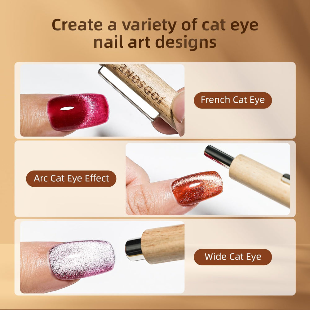 JODSONE B01 black gel deepens color for vivid cat eye effects