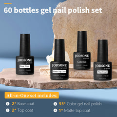Jodsone color gel nail polish bottles offering wide shade variety for daily looks