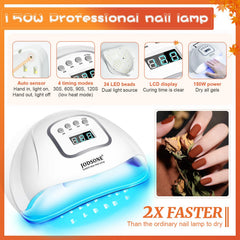 Glitter top coat sparkles to accent nails with flair