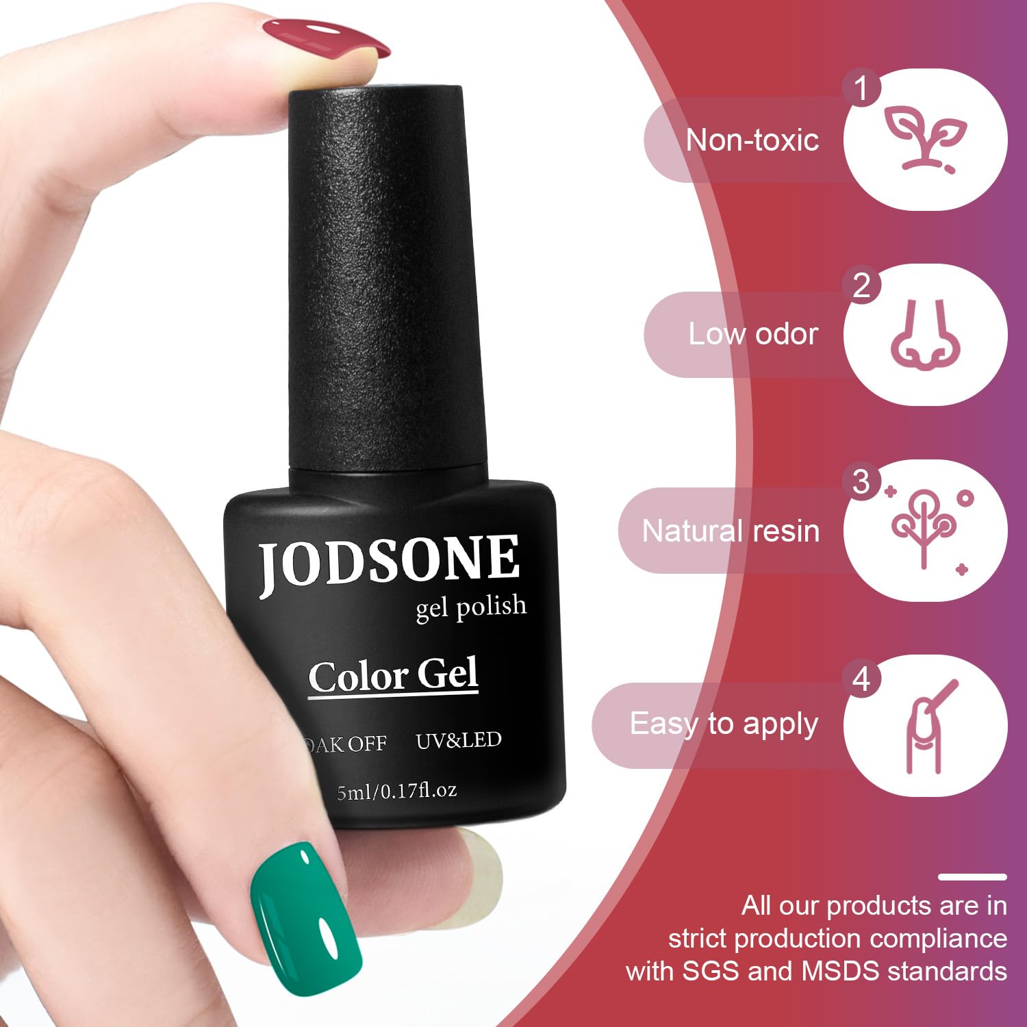 JODSONE glitter top coat adds sparkle for festive looks