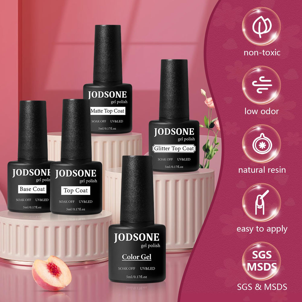 JODSONE glossy nail polish finish for professional look