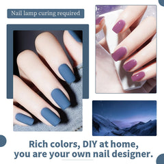 Jodsone matte and glossy top coats deliver versatile textures for nails