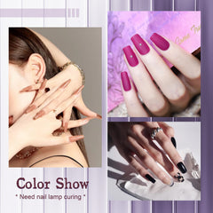 JODSONE gel polishes work with compatible nail lamps for brighter cures