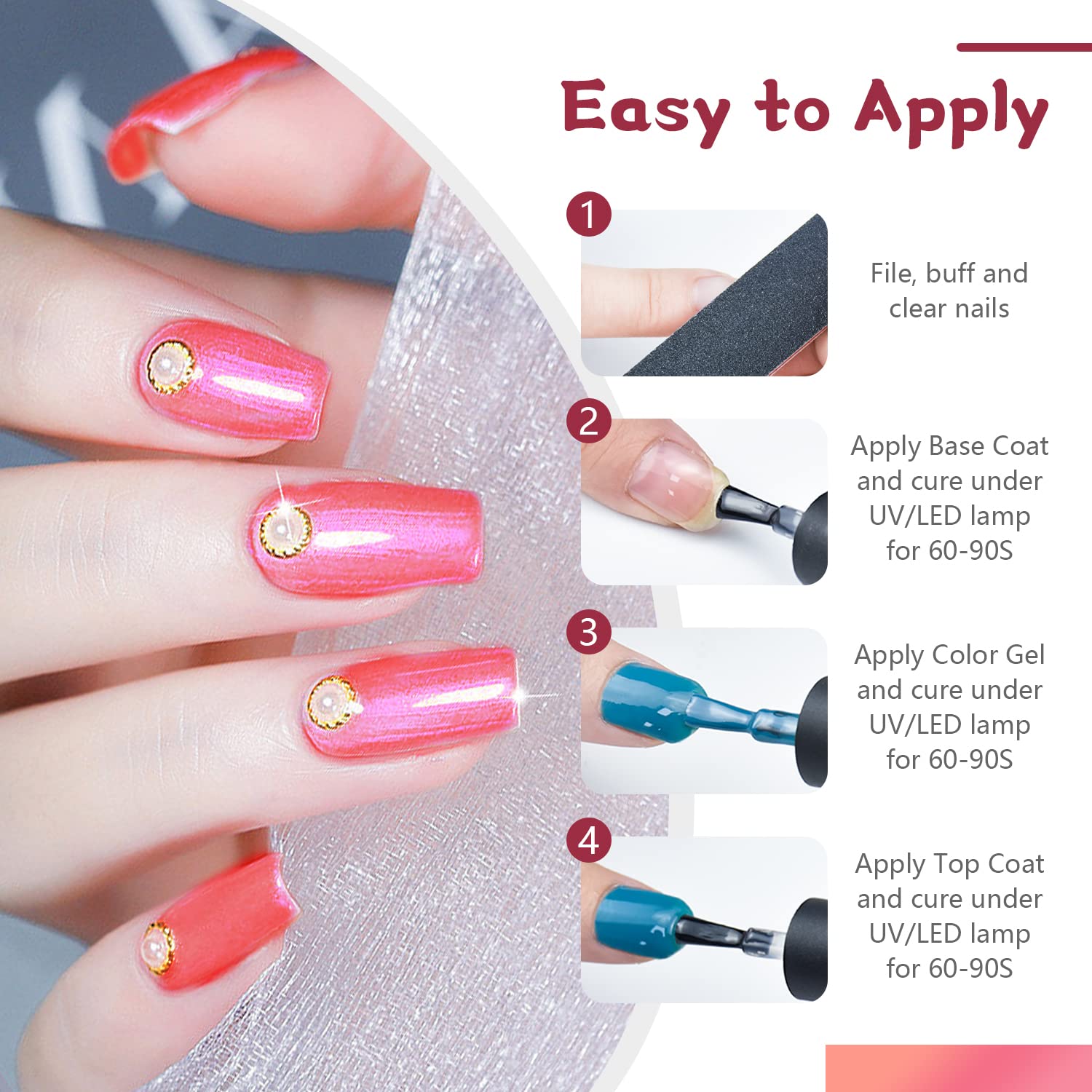 JODSONE essential nail tools kit for at-home manicures
