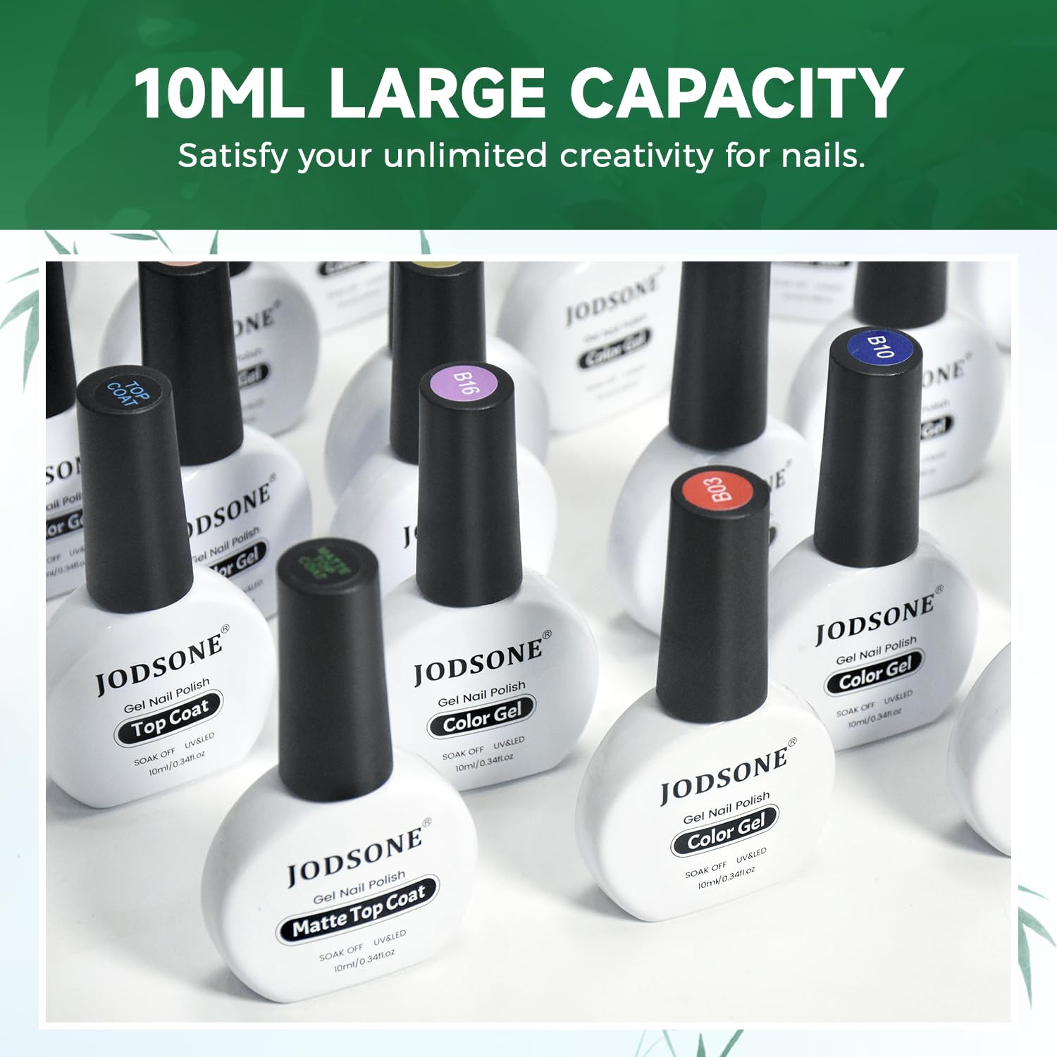 JODSONE safe gel with natural minerals highlighted for healthy manicures.