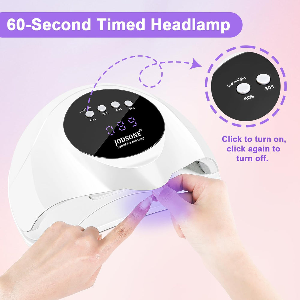 JODSONE U-V LED Nail Lamp tip-extension mode concentrates curing on small areas